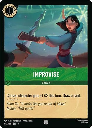 Image of Improvise (96/204) - Fabled Cold Foil