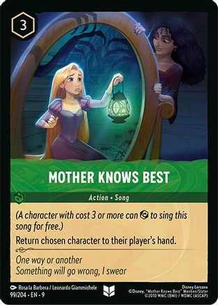 Image of Mother Knows Best (99/204) - Fabled Cold Foil
