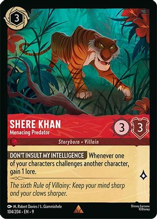 Image of Shere Khan - Menacing Predator (104/204) - Fabled