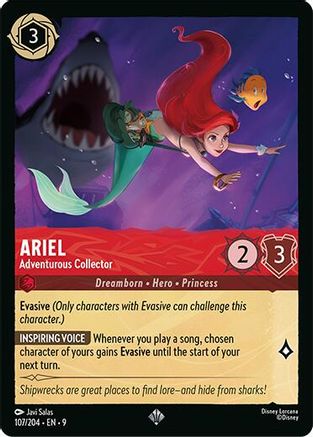 Image of Ariel - Adventurous Collector (107/204) - Fabled