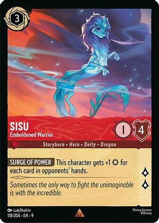 Image of Sisu - Emboldened Warrior (118/204) - Fabled Cold Foil