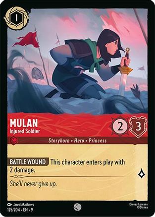 Image of Mulan - Injured Soldier (125/204) - Fabled