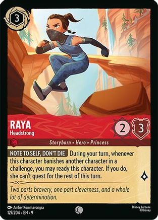 Image of Raya - Headstrong (127/204) - Fabled Cold Foil