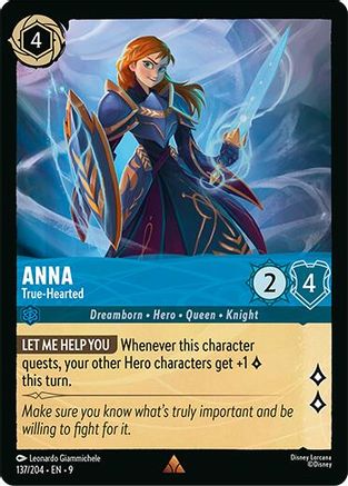 Image of Anna - True-Hearted (137/204) - Fabled Cold Foil