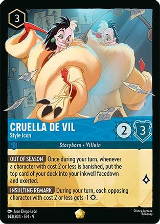 Image of Cruella De Vil - Style Icon (143/204) - Fabled