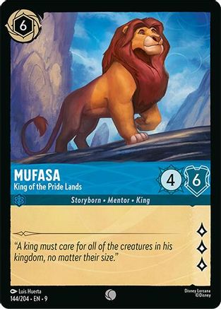 Image of Mufasa - King of the Pride Lands (144/204) - Fabled