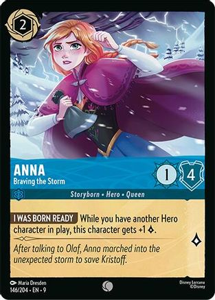 Image of Anna - Braving the Storm (146/204) - Fabled Cold Foil