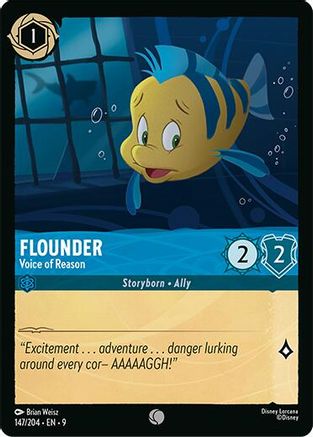 Image of Flounder - Voice of Reason (147/204) - Fabled Cold Foil
