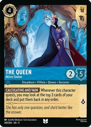 Image of The Queen - Mirror Seeker (149/204) - Fabled Cold Foil