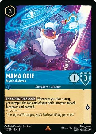 Image of Mama Odie - Mystical Maven (152/204) - Fabled Cold Foil