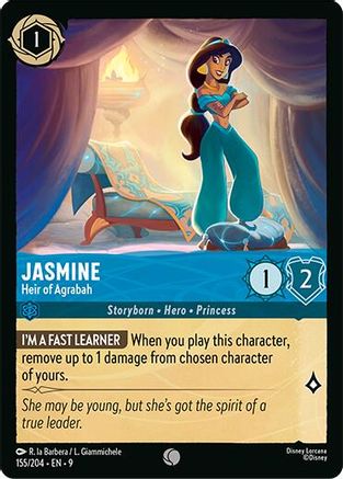 Image of Jasmine - Heir of Agrabah (155/204) - Fabled Cold Foil