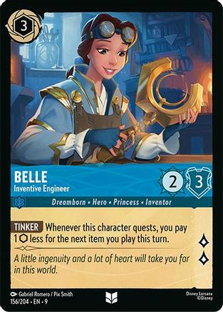 Image of Belle - Inventive Engineer (156/204) - Fabled Cold Foil