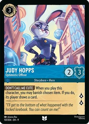 Image of Judy Hopps - Optimistic Officer (157/204) - Fabled