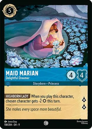 Image of Maid Marian - Delightful Dreamer (158/204) - Fabled Cold Foil