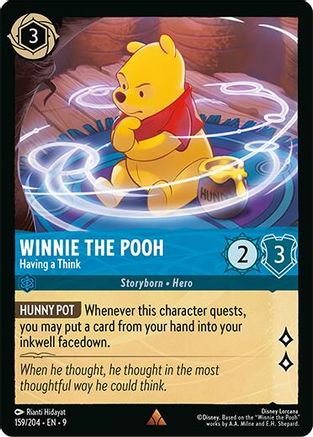 Image of Winnie the Pooh - Having a Think (159/204) - Fabled