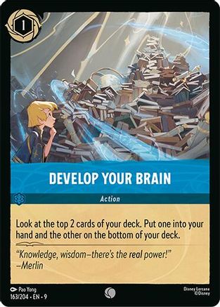 Image of Develop Your Brain (163/204) - Fabled Cold Foil
