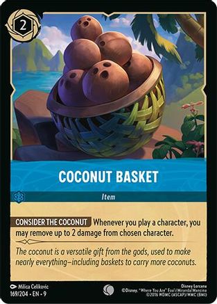 Image of Coconut Basket (169/204) - Fabled Cold Foil