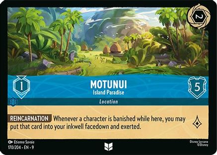 Image of Motunui - Island Paradise (170/204) - Fabled Cold Foil