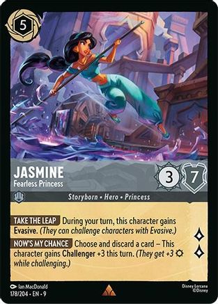Image of Jasmine - Fearless Princess (178/204) - Fabled Cold Foil
