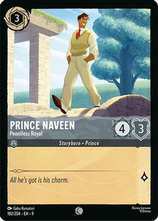 Image of Prince Naveen - Penniless Royal (182/204) - Fabled Cold Foil