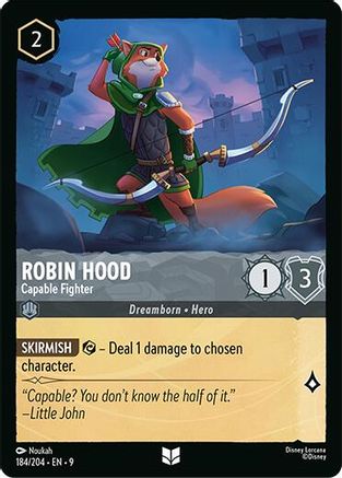 Image of Robin Hood - Capable Fighter (184/204) - Fabled