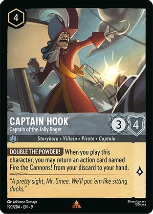 Image of Captain Hook - Captain of the Jolly Roger (190/204) - Fabled