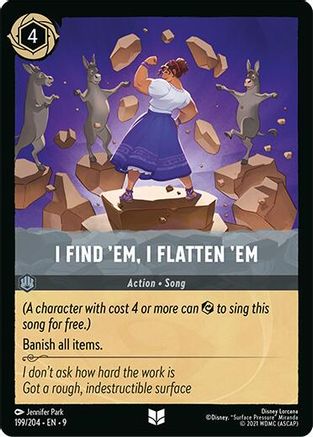 Image of I Find 'Em, I Flatten 'Em (199/204) - Fabled