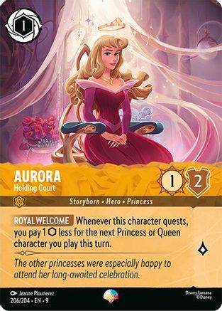 Image of Aurora - Holding Court (Epic) (206/204) - Fabled Holofoil