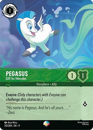 Image of Pegasus - Gift for Hercules (Epic) (212/204) - Fabled Holofoil