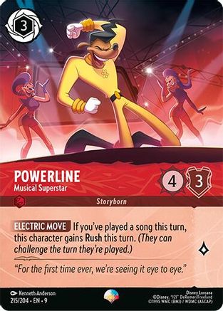 Image of Powerline - Musical Superstar (Epic) (215/204) - Fabled Holofoil