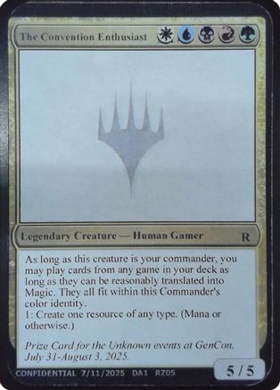 Image of The Convention Enthusiast (-) - Un-Known Event Playtest Cards