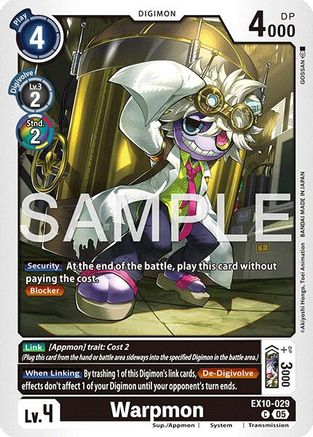 Image of Warpmon (EX10-029) - Sinister Order