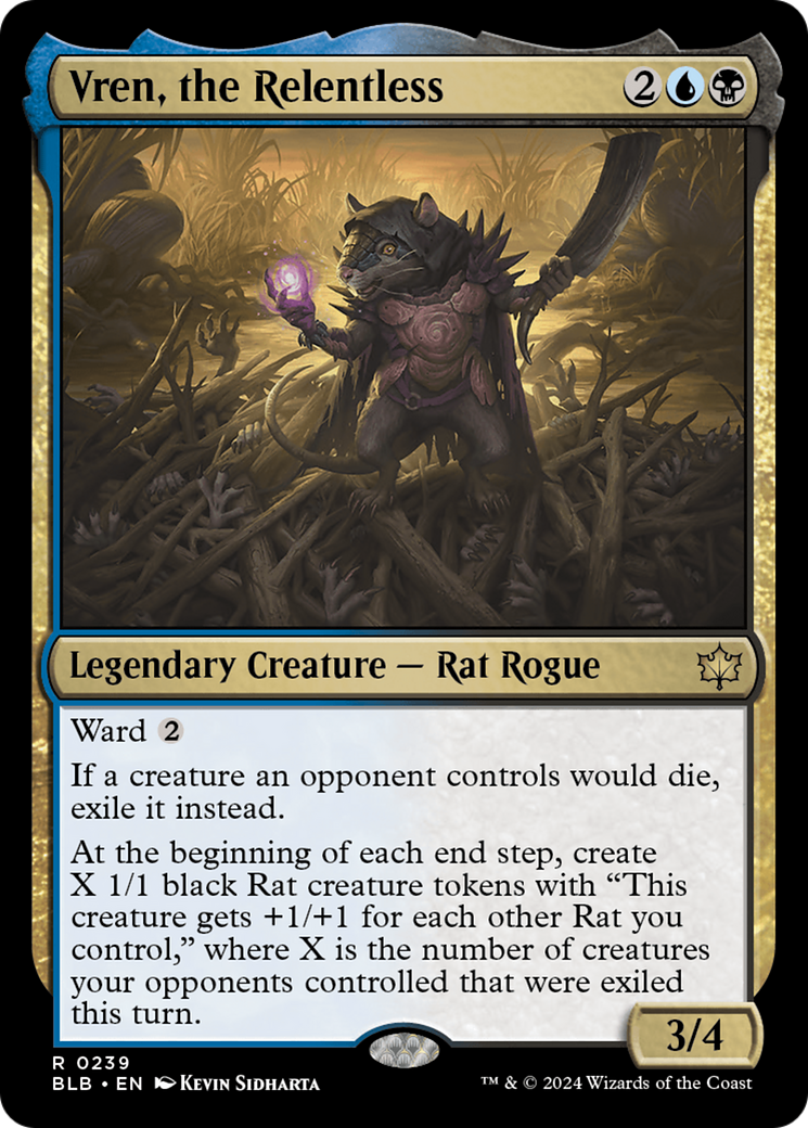 Image of Vren, the Relentless (BLB-239) - Bloomburrow Foil