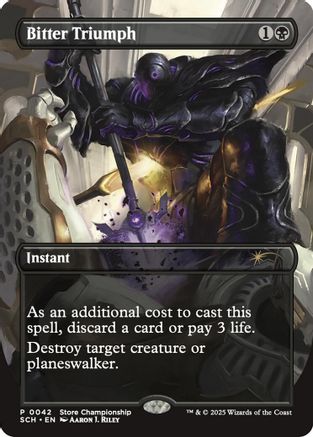 Image of Bitter Triumph (GAME-042) - Game Day & Store Championship Promos