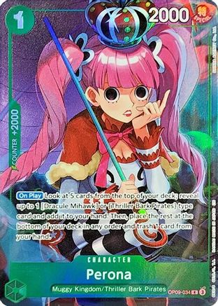 Image of Perona (Illustration Box Vol.4) (OP09-034) - One Piece Promotion Cards Foil