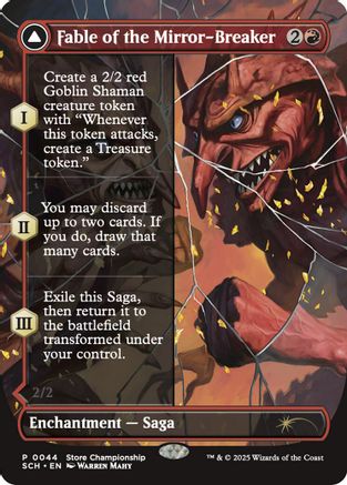 Image of Fable of the Mirror-Breaker (GAME-044) - Game Day & Store Championship Promos Foil