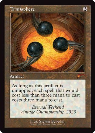 Image of Trinisphere (Retro Frame) (Eternal Weekend 2025 Promo) (UMP-002) - Unique and Miscellaneous Promos