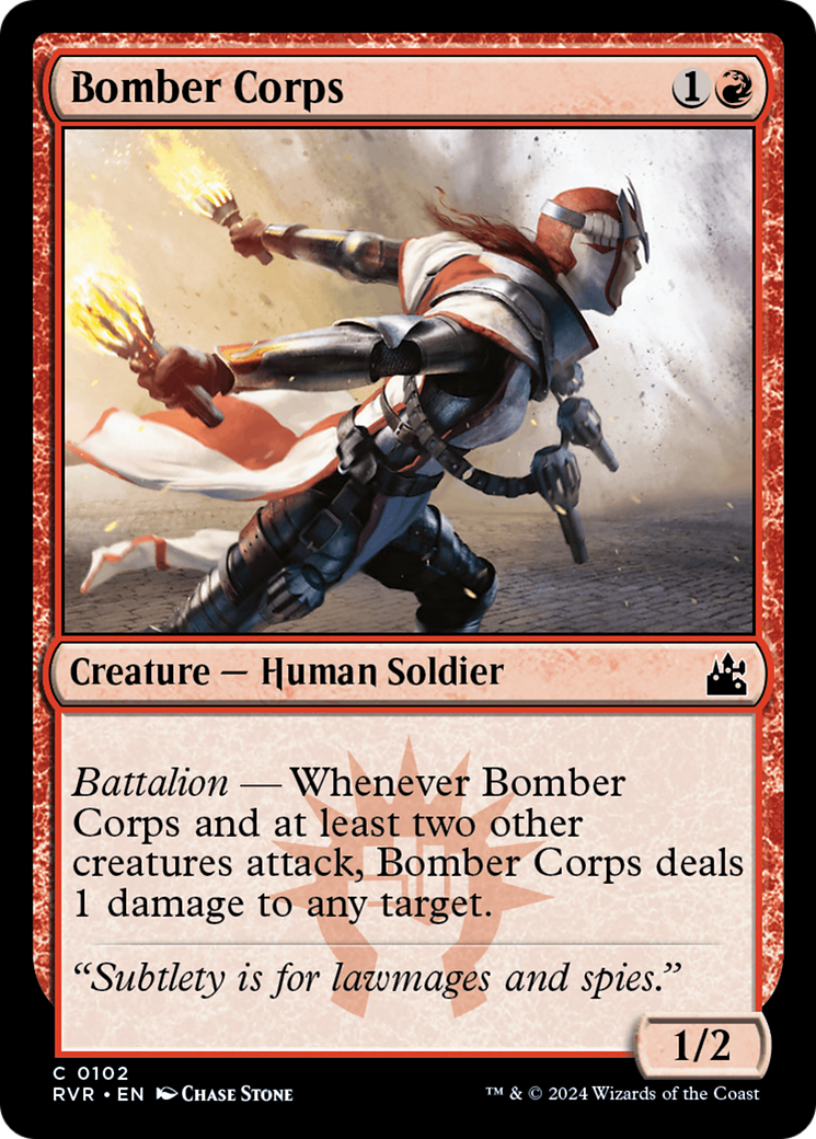 Image of Bomber Corps (RVR-102) - Ravnica Remastered Foil