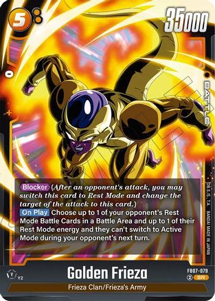 Image of Golden Frieza (FB07-079) - Wish For Shenron Holofoil