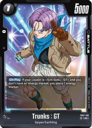 Image of Trunks : GT (FB07-108) - Wish For Shenron Holofoil