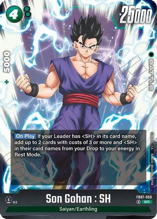 Image of Son Gohan : SH - FB07-058 (FB07-058) - Wish For Shenron Holofoil