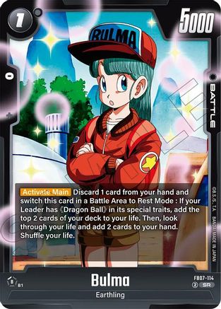 Image of Bulma - FB07-114 (FB07-114) - Wish For Shenron Holofoil