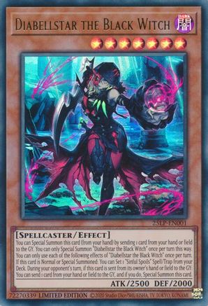 Image of Diabellstar the Black Witch (25LP-EN001) - Limited Pack World Championship 2025 Limited