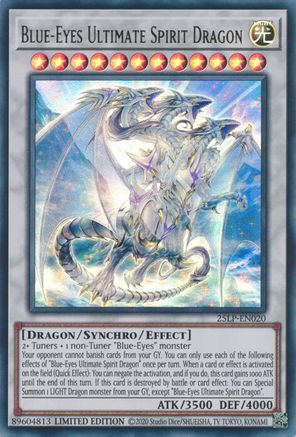 Image of Blue-Eyes Ultimate Spirit Dragon (25LP-EN020) - Limited Pack World Championship 2025 Limited