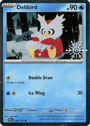 Image of Delibird (Holiday Calendar) 046  - Holofoil Miscellaneous Cards & Products - Common