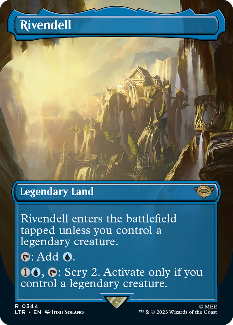 Image of Rivendell (Borderless) (LTR-344) - The Lord of the Rings: Tales of Middle-earth (Borderless) Foil