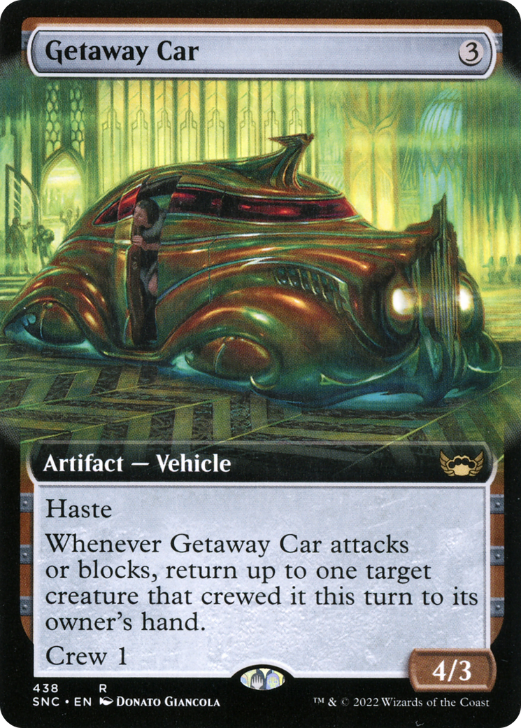 Image of Getaway Car (Extended Art) (SNC-438) - Streets of New Capenna: (Extended Art)