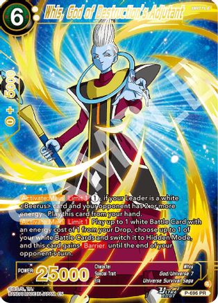 Image of Whis, God of Destruction’s Adjutant (Gold Stamped) (P-696) - Promotion Cards Foil