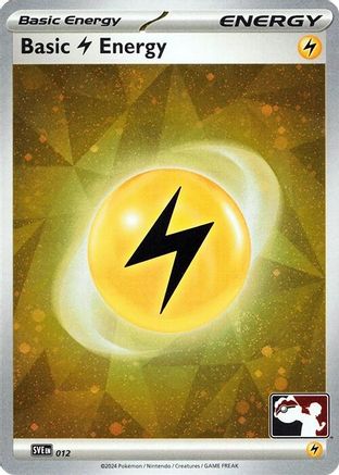 Image of Basic Lightning Energy 012  - Holofoil Prize Pack Series Cards - Common
