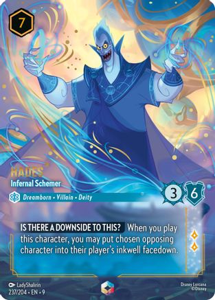 Image of Hades - Infernal Schemer (Enchanted) (237/204) - Fabled Holofoil